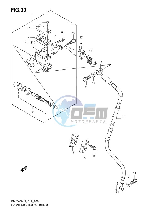 FRONT MASTER CYLINDER