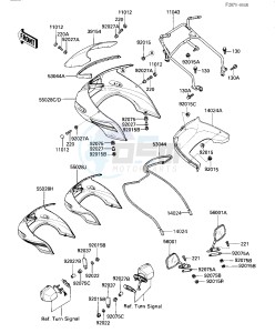 ZX 550 A [GPZ] (A1-A3) [GPZ] drawing FAIRING -- ZX550-A1_A2- -