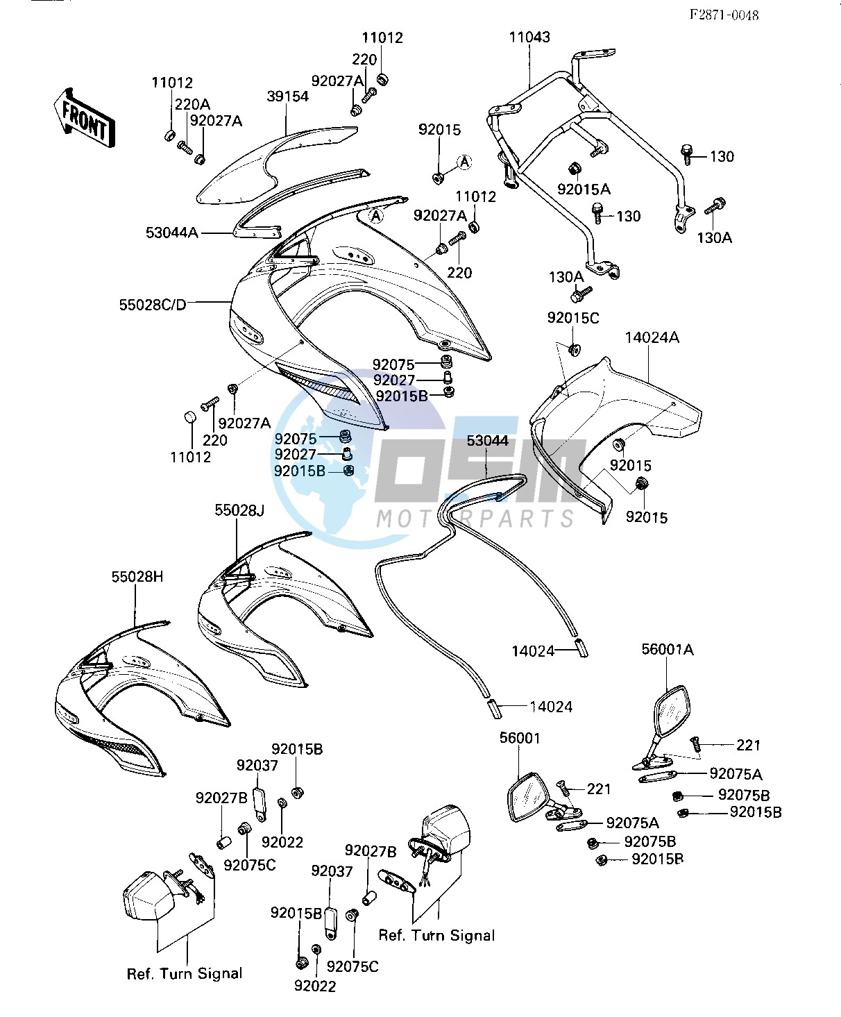 FAIRING -- ZX550-A1_A2- -