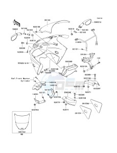 ZX 600 J [NINJA ZX-6R] (J1-J3) [NINJA ZX-6R] drawing COWLING-- ZX600-J3- -