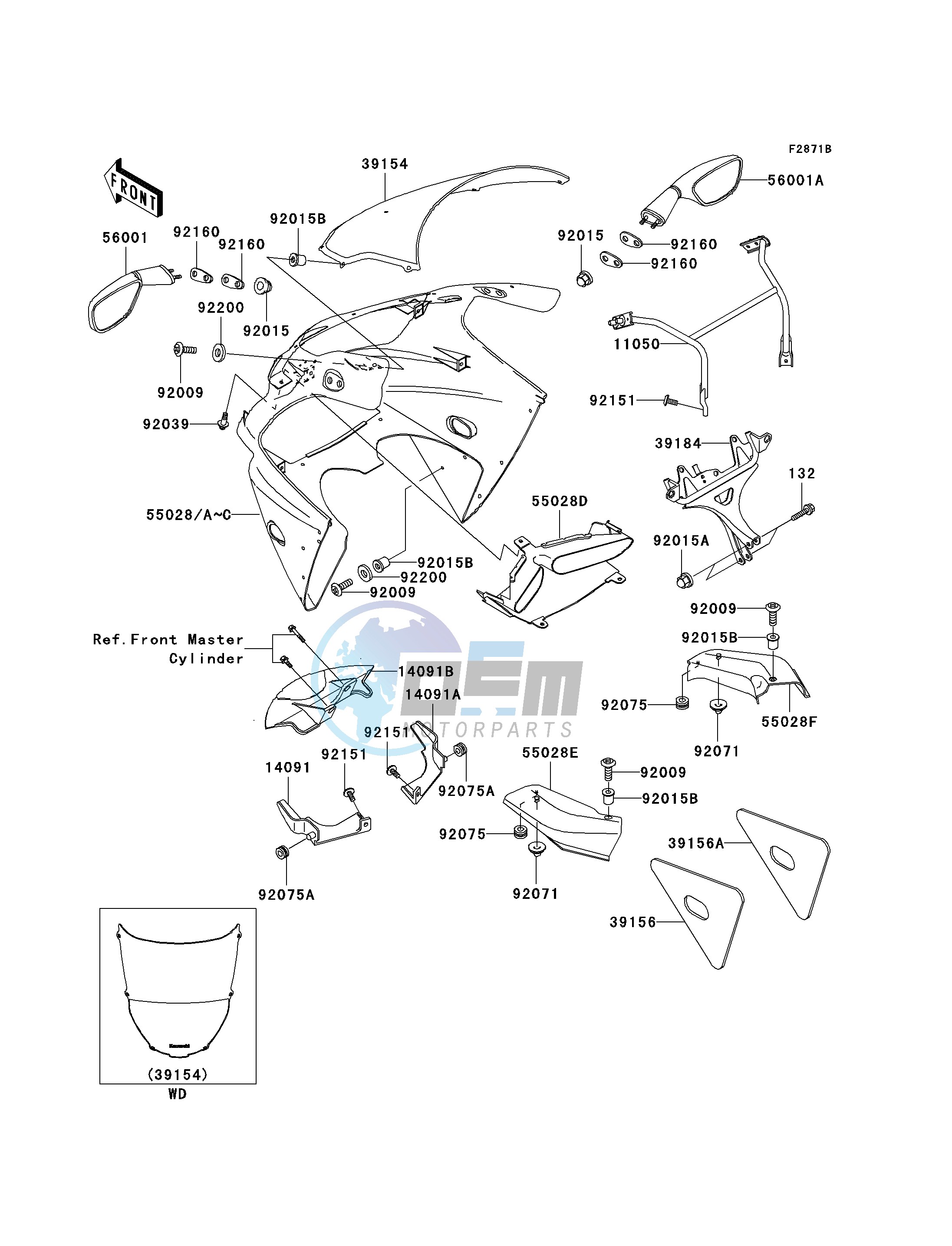 COWLING-- ZX600-J3- -