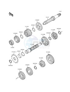 KX 80 R [KX80] (R6-R7) [KX80] drawing TRANSMISSION