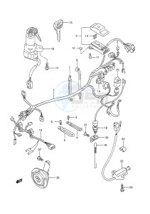 GSX-R750 (E28) drawing WIRING HARNESS