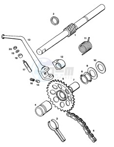 SPRINT_SPORT_25kmh_L1 50 L1 drawing Strarter mechanism kickstarter