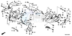 NT700VB drawing MIDDLE COWL