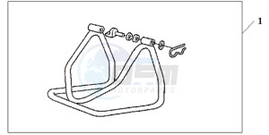 CBR1000RA9 Europe Direct - (ED / ABS) drawing MAINTENANCE STAND