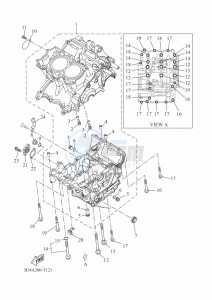 XTZ690-U TENERE 700 (BW32) drawing CRANKCASE