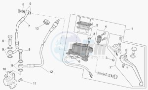 Griso V 850 IE IE drawing Clutch control complete