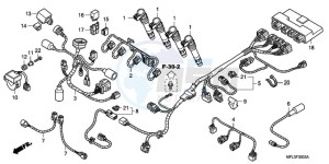 CBR1000RAA F / ABS CMF drawing SUB HARNESS (CBR1000RA)