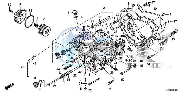 FRONT CRANKCASE COVER