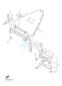 YZF-R6 R6 600 (1JSU 1JSV) drawing TAILLIGHT