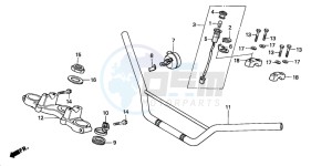 MT50S drawing HANDLE PIPE/TOP BRIDGE