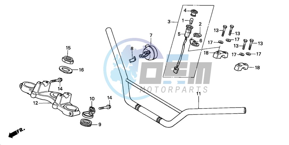 HANDLE PIPE/TOP BRIDGE