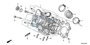 NC700SAC drawing CYLINDER HEAD