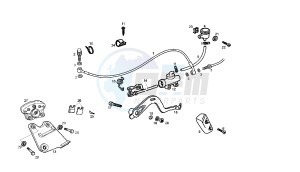 SENDA R DRD RACING LTD - 50 CC VTHSR1A2B5 . drawing REAR BRAKING SYSTEM