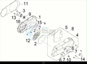 CRUISYM a 300 (LV30W3-EU) (M3) drawing L. CRANK CASE COVER