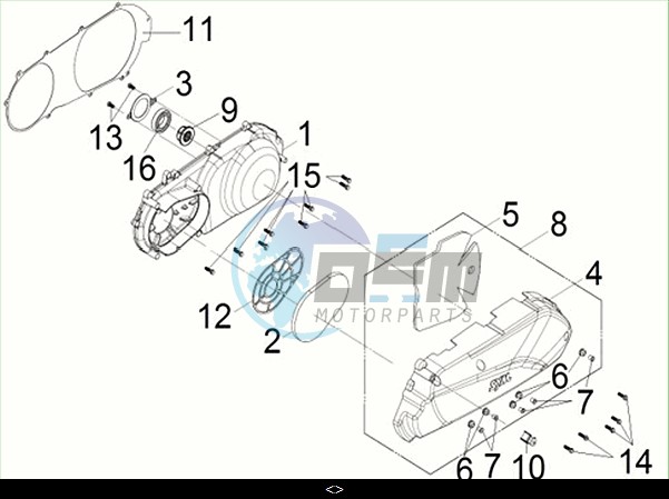 L. CRANK CASE COVER