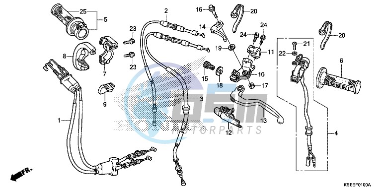 HANDLE LEVER/SWITCH/CABLE