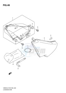 VZ800 (E3-E28) MARAUDER drawing LUGGAGE BOX