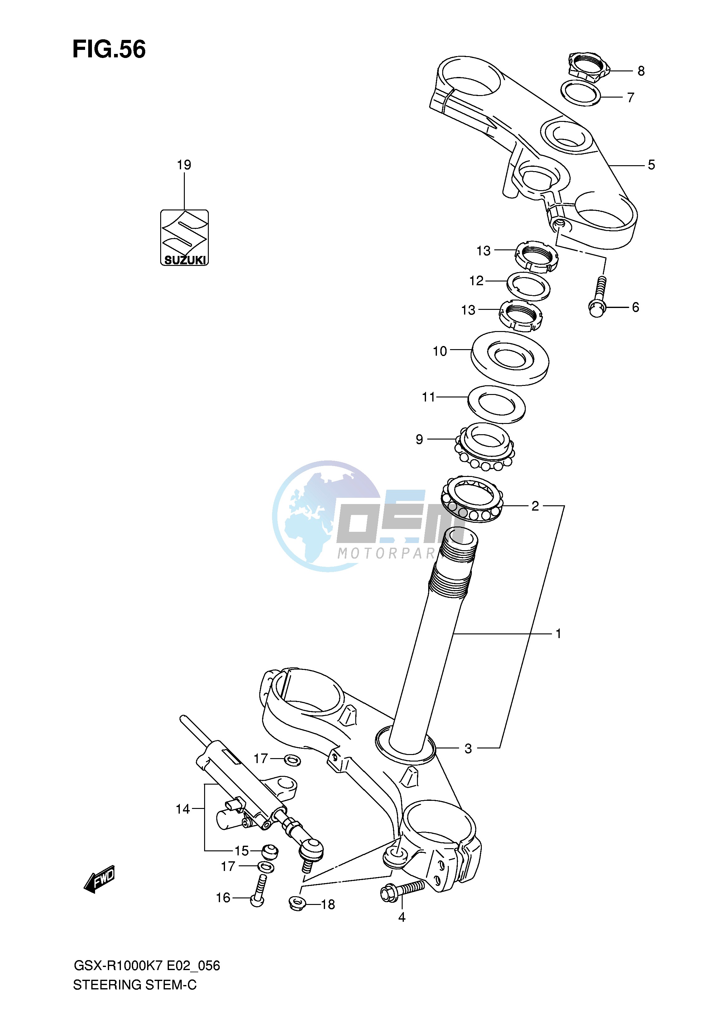 STEERING STEM