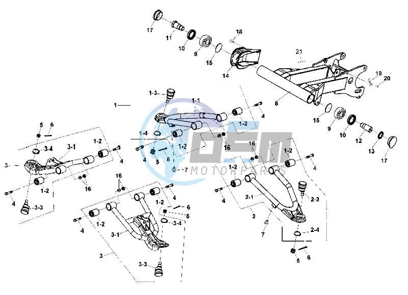 SUSPENSION - REAR FORK