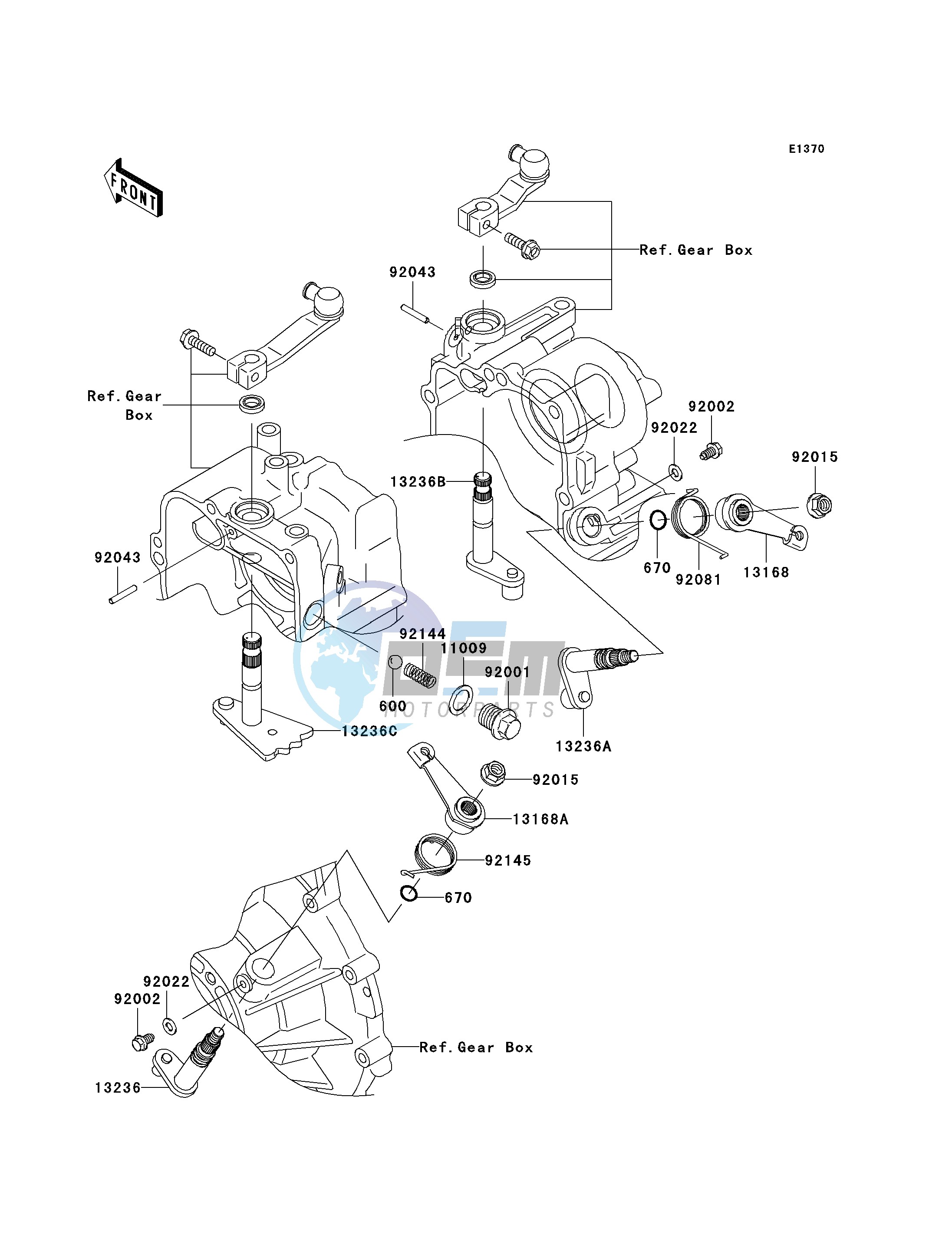 GEAR CHANGE MECHANISM