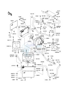 KAF 950 A [MULE 2510 DIESEL] (A1-A3) [MULE 2510 DIESEL] drawing RADIATOR