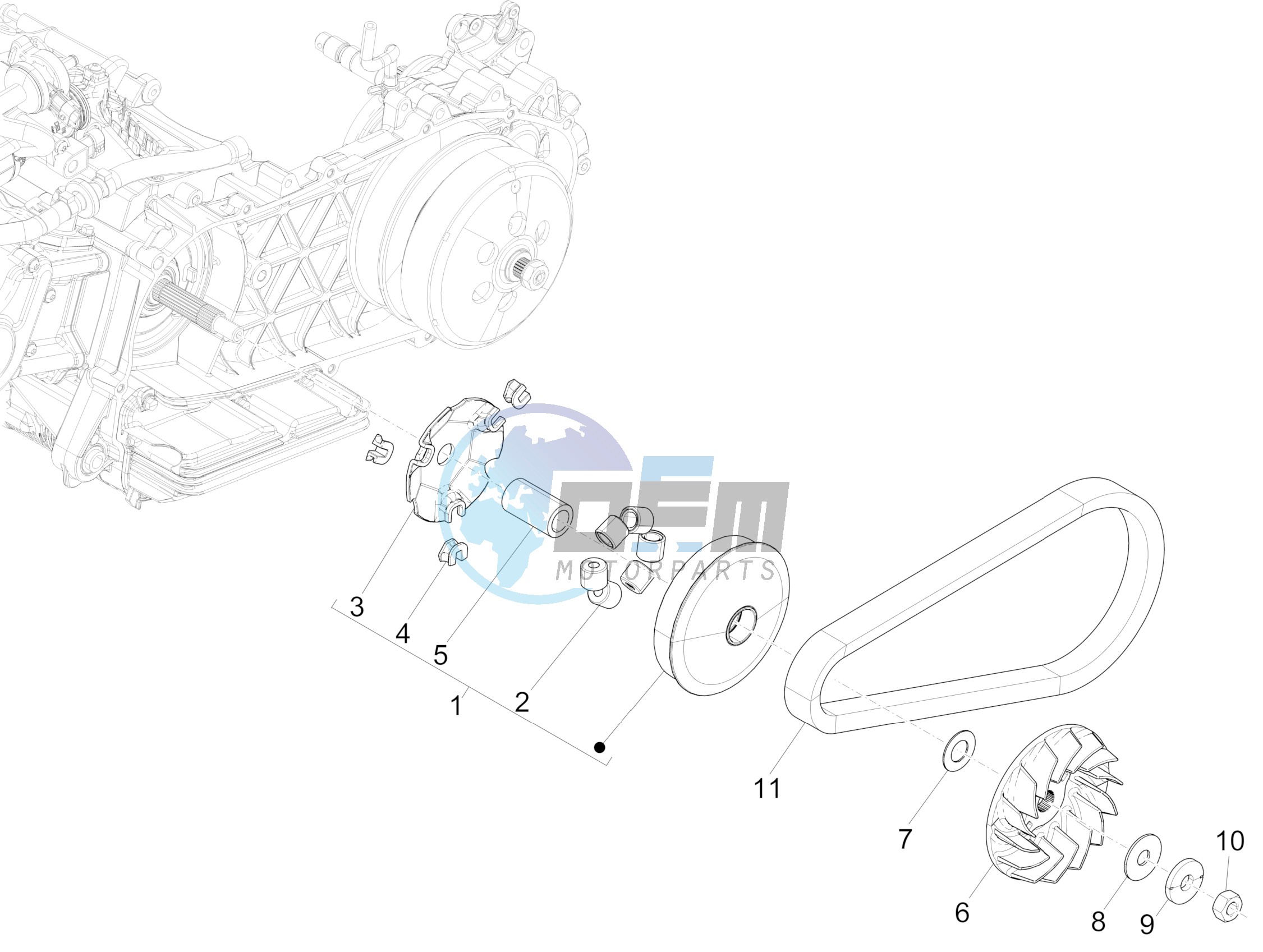 Driving pulley