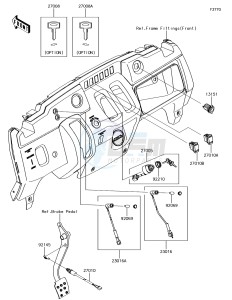 MULE SX KAF400JJF EU drawing Ignition Switch