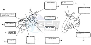 SA50S drawing CAUTION LABEL