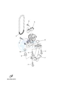 MTT690-U MT-07 TRACER TRACER 700 (BC62 BC62 BC62 BC62 BC62) drawing OIL PUMP