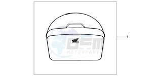 XL1000VA drawing TOP BOX INNERBAG