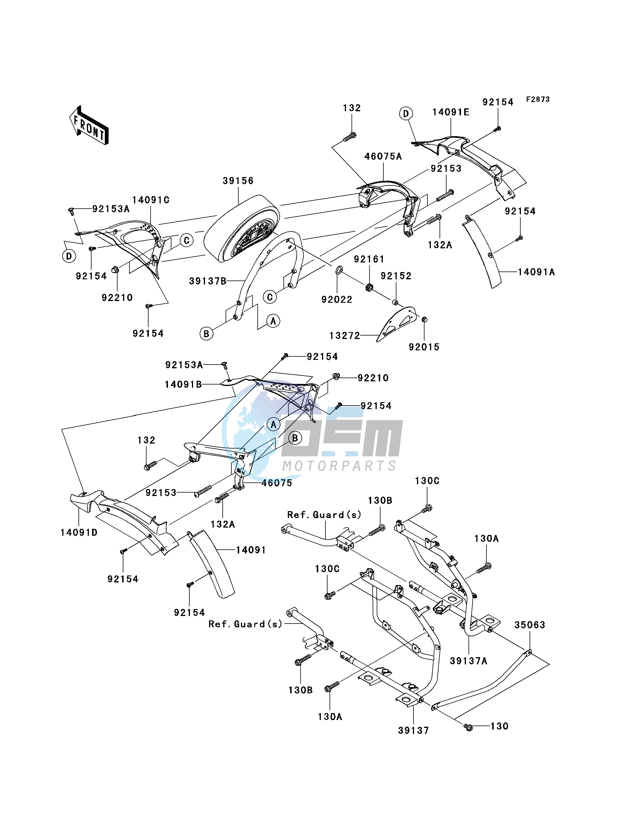 SADDLEBAGS-- SIDE BAG BRACKET- -