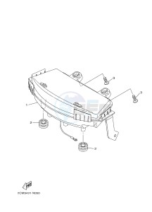 MW125A TRICITY 125 (2CMP 2CMR) drawing METER