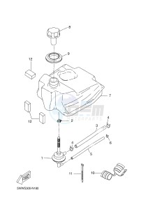 CW50 BW'S (5WWU) drawing FUEL TANK