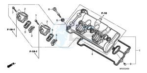 CB600F39 France - (F / CMF ST 25K) drawing CYLINDER HEAD COVER