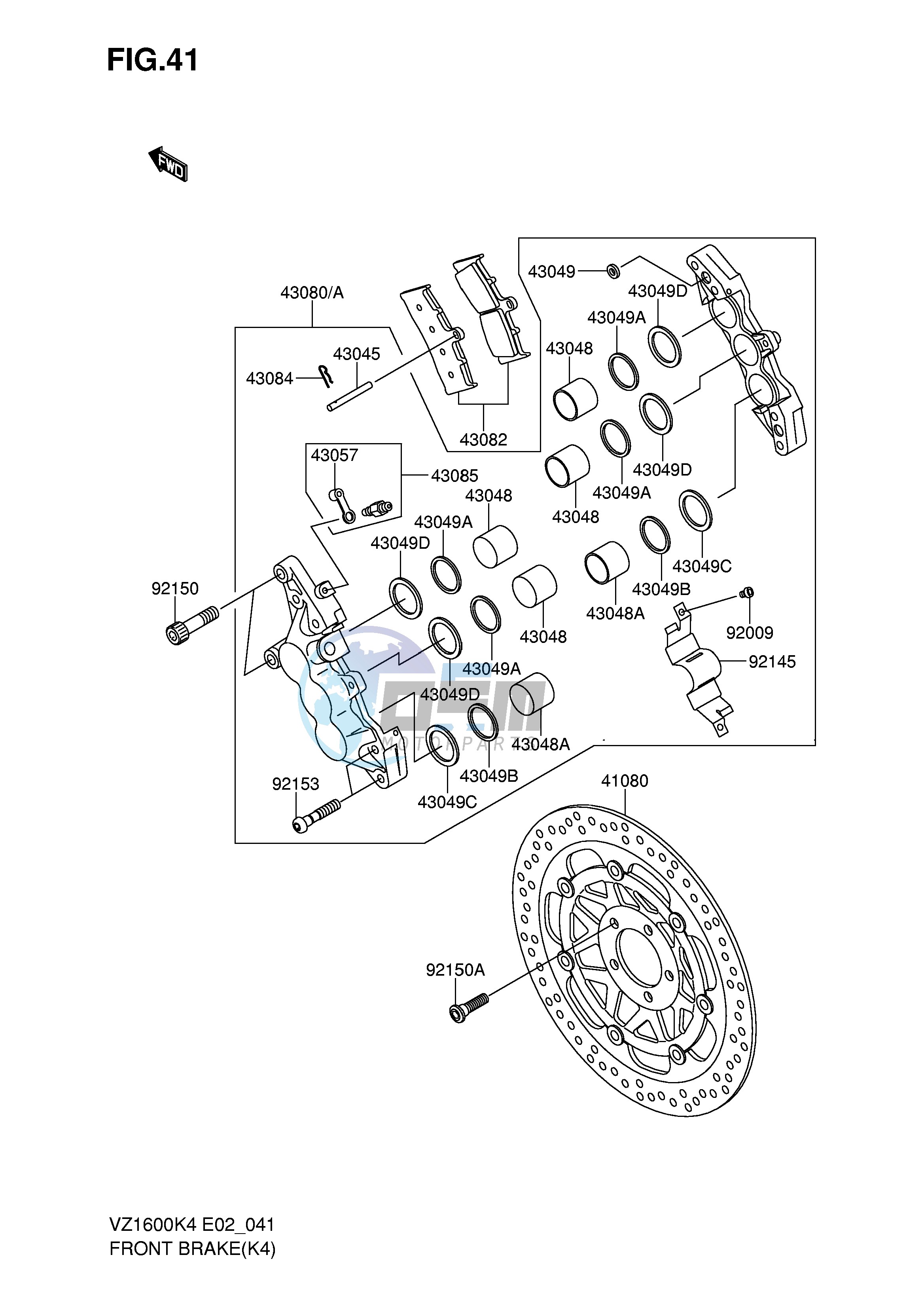 FRONT BRAKE(K4)