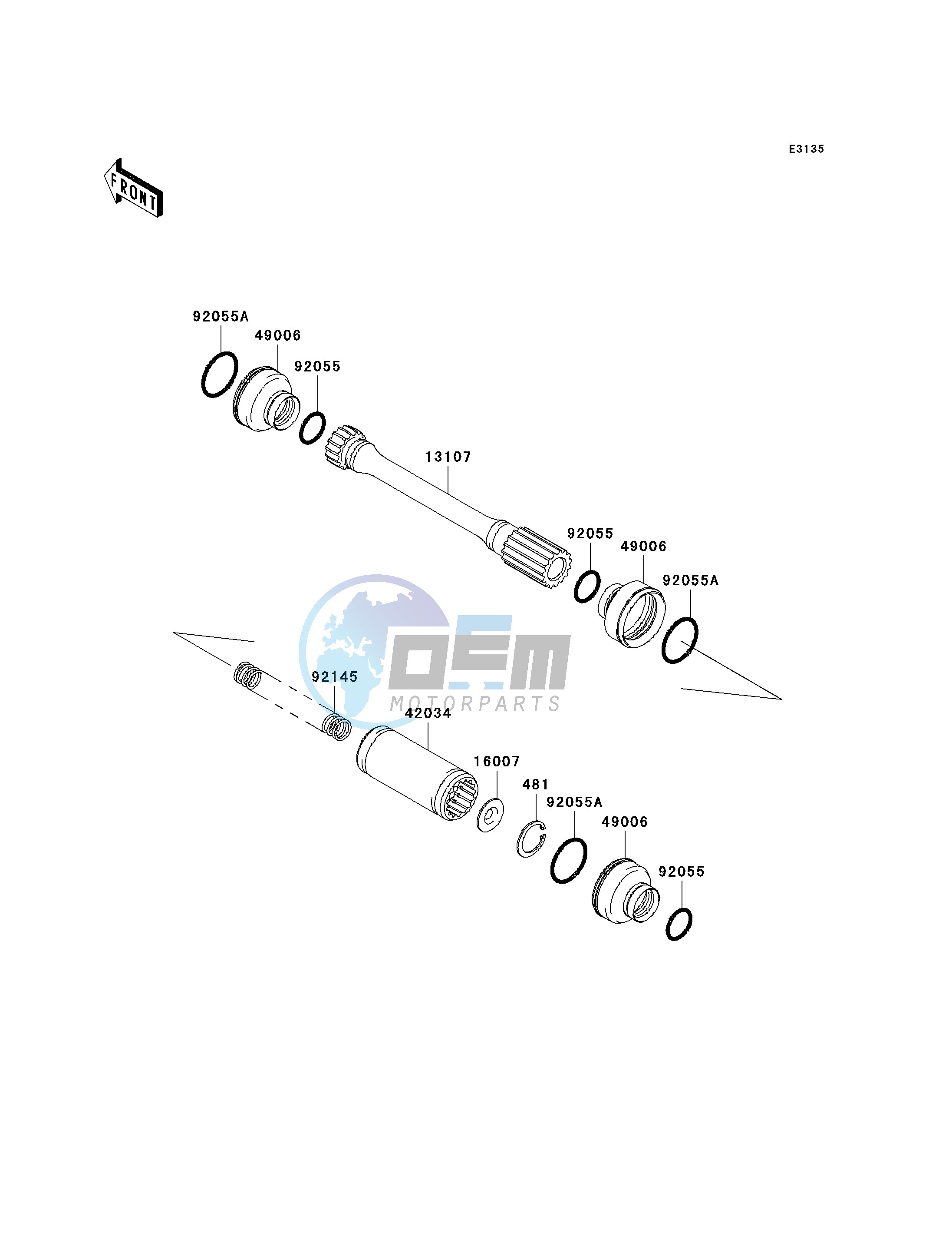 DRIVE SHAFT-PROPELLER