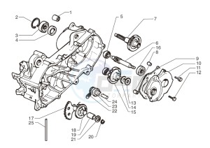 Ark AC 45 Glossy Black-Silver 50 drawing Rear wheel axle