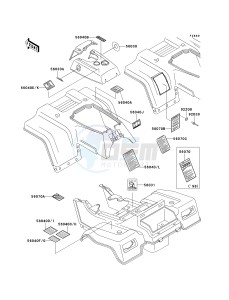 KLF 220 A [BAYOU 220] (A10-A14) [BAYOU 220] drawing LABELS