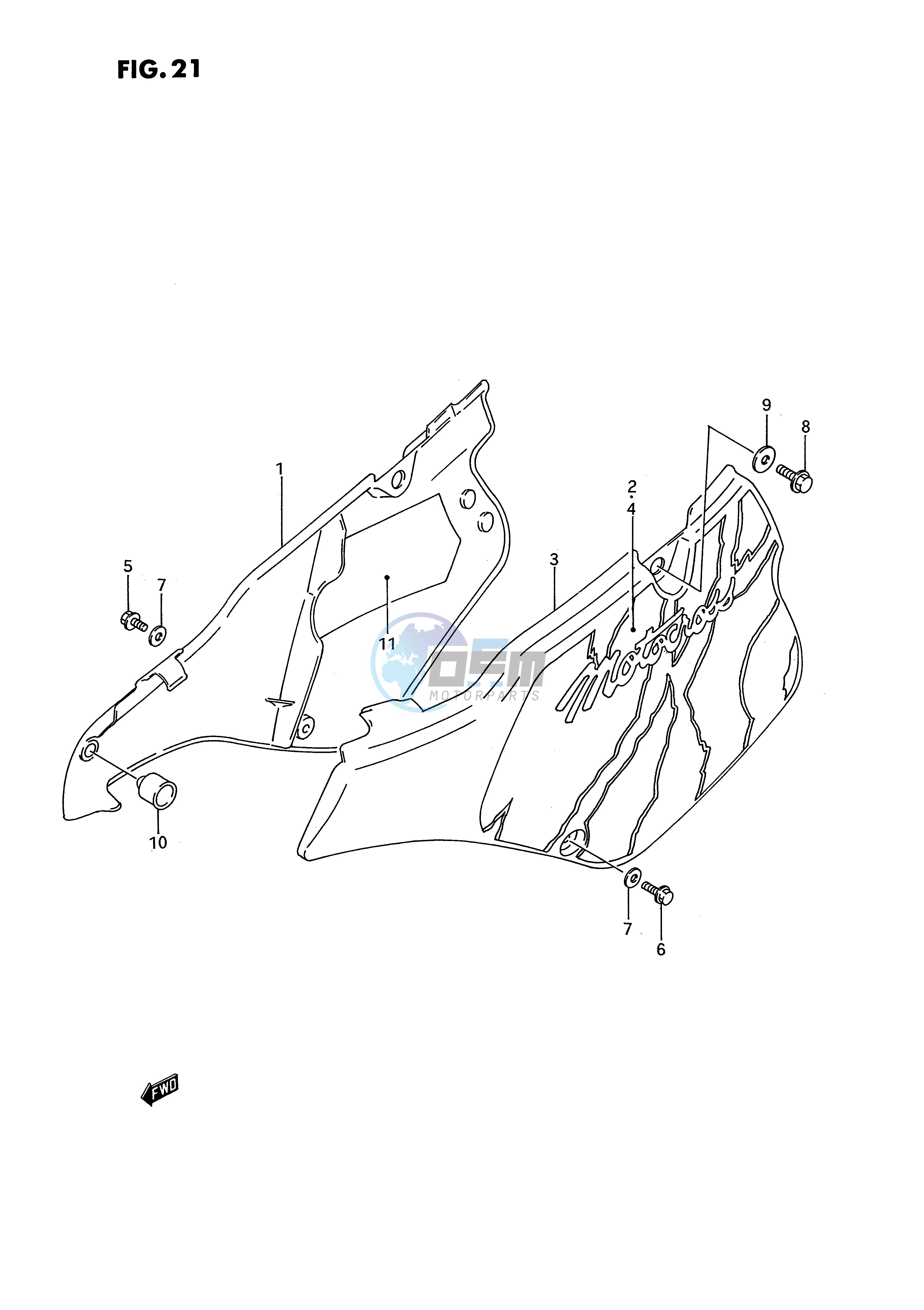 FRAME COVER (MODEL N)