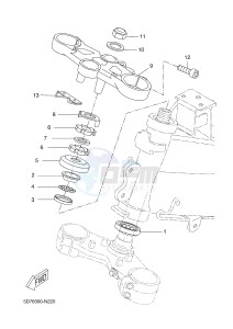 YZF-R125 R125 (5D7K 5D7K 5D7K) drawing STEERING