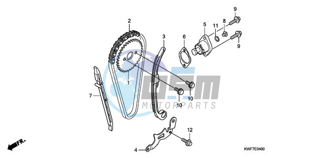 CAM CHAIN/TENSIONER