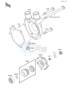 KSF 250 A [MOJAVE 250] (A1-A2) [MOJAVE 250] drawing WATER PUMP