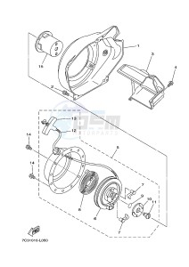 FW2600FW 171 drawing AIR SHROUD & STARTER