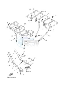 YFM700FWAD YFM70GPXG GRIZZLY 700 EPS (2UD3) drawing GUARD