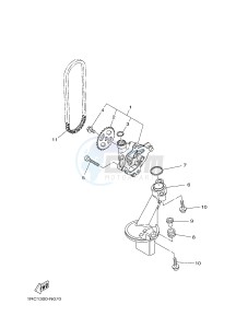 MT-09 TRACER MT09TRA TRACER 900 (2SCT) drawing OIL PUMP