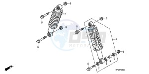 TRX500FPMB drawing FRONT CUSHION