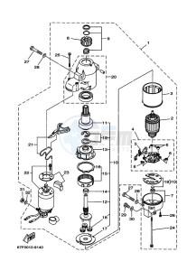 F100BETL drawing STARTER-MOTOR