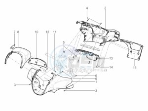 Beverly 350 4T ST ie ABS E4 300 (EMEA) drawing Handlebars coverages